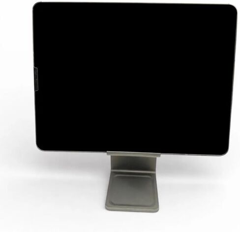 Minimalist Tablet Stand for Desk, 3D Printed Holder for Tablets up to 10 Inches, Compact Portable Desktop Stand, Black in Kuwait