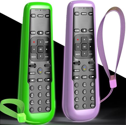 2PACK Case for DirecTV Remote, Cover for AT&T TV Now Receiver C71KW / RC82V Voice Remote Control Skin Sleeve Purple Blue in Kuwait