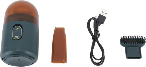 SUNGOOYUE Small Cordless Vacuum Cleaner, Handheld Keyboard Vacuum for Home Office Desk, with One Twisting Dumping and Visible Dust Bucket in Kuwait