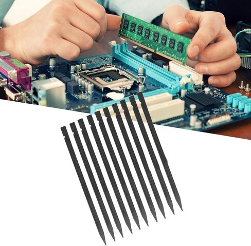مجموعة Greensen 10 قطع من البلاستيك Spudger Pry Bar Set، أداة فتح Spudger للإلكترونيات مع نهايات مزدوجة ورأس مسطح مدبب لإصلاح لوحة PCB للهاتف المحمول والكمبيوتر in Kuwait