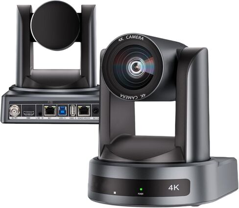 4K 30fps (NDI) PTZ Camera, AI Auto-Tracking, 20x Optical Zoom, True to Life Colors, POE, HDMI,USB,SDI,IP Camera for Church Services Worship Education VMiX OBS (JS520USH4K (JS520USH4K) in Kuwait