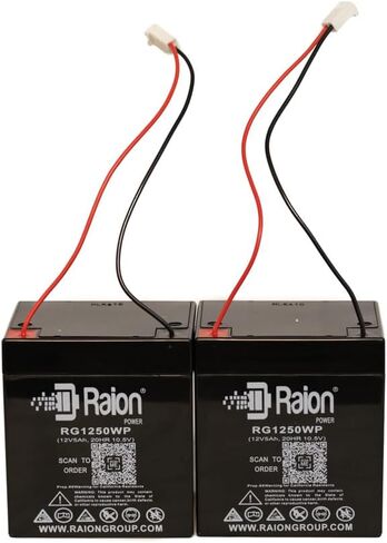 Raion Power RG1250WP 12V 5Ah Chamberlain HD800D بطارية احتياطية لباب المرآب - عبوتان in Kuwait