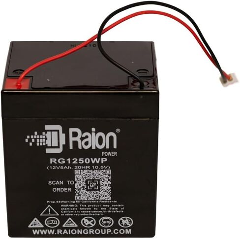 Raion Power RG1250WP 12V 5Ah Chamberlain HD800D بطارية احتياطية لباب المرآب - عبوتان in Kuwait