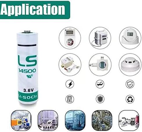 (10 عبوات) بطارية LS 14500 لبطارية LS14500 3.6 فولت AA المستخدمة في اختبار المعدات الإلكترونية الخاصة، 2600 مللي أمبير (10 قطع) in Kuwait