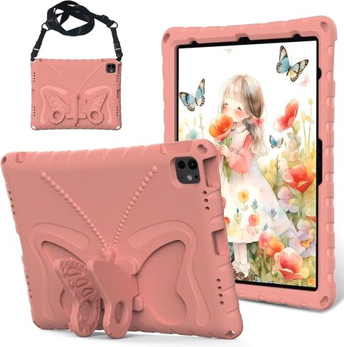 حافظة لجهاز iPad Air 13 بوصة M4 2026 أرقام الموديل: A3462 / A3464، حافظة حماية متينة خفيفة الوزن من مادة EVA مقاومة للصدمات (أرجواني) in Kuwait