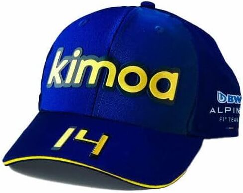 KIMOA Alpine Racing F1 2022 Team Fernando Alonso French GP Hat Flatbrim Navy Blue in Saudi Arabia