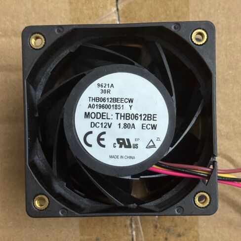 THB0612BE DC 12V 1.80A 60x60x38mm 4-Wire Cooling Fan in Kuwait
