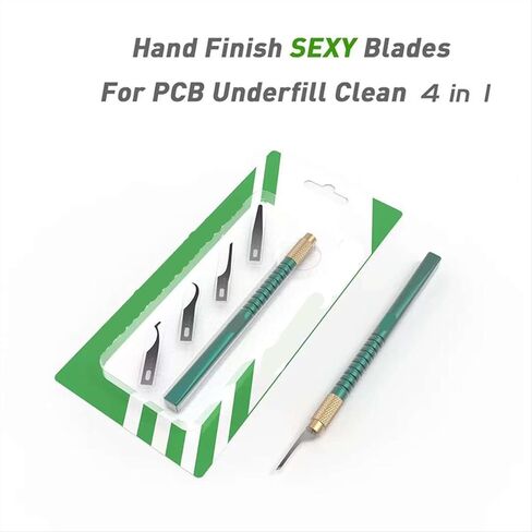 1 قطعة شفرات مثيرة لإنهاء اليد ل PCB Underfill نظيفة متعددة الوظائف 4in1 CPU IC رقاقة مزيل الصمغ كشط نقب سكين in Kuwait