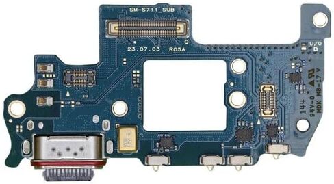 استبدال وحدة إصلاح جزء موصل لوحة منفذ الشحن المتوافقة مع Samsung Galaxy S23 FE SM-S711U in Kuwait
