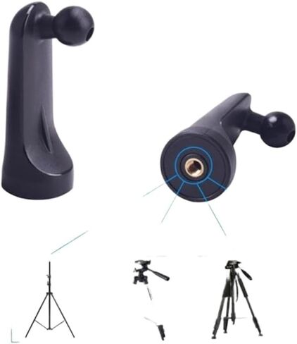 Universal Tablet Stand Tripod Mount Clamp with 1/4 Inch Thread Adapter for 7 Inch to 13 Inch Tablets in Kuwait