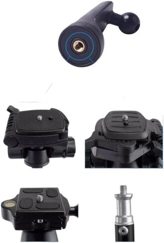 Universal Tablet Stand Tripod Mount Clamp with 1/4 Inch Thread Adapter for 7 Inch to 13 Inch Tablets in Kuwait