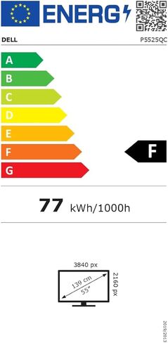 شاشة LED Logic MO55.P5525QC.BNTN مقاس 55 بوصة Dell P5525QC Salle Conference بدقة 4K UHD in Kuwait