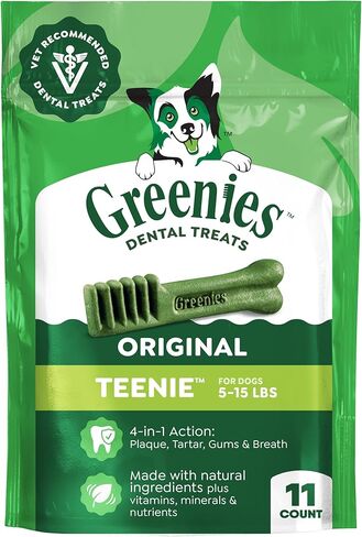 GREENIES Original TEENIE Natural Dental Care Dog Treats, 12 oz. Pack (43 Treats) in Kuwait