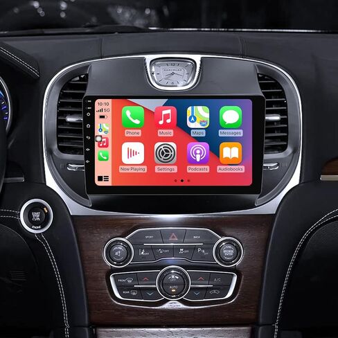 لكرايسلر 300 2015-2019 راديو تحديث استبدال ستيريو السيارة مع Carplay & Android Auto 8-Core 4+64G وحدة الرأس 9 بوصة 1280x720 IPS شاشة تعمل باللمس بلوتوث in Kuwait