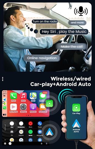 لكرايسلر 300 2015-2019 راديو تحديث استبدال ستيريو السيارة مع Carplay & Android Auto 8-Core 4+64G وحدة الرأس 9 بوصة 1280x720 IPS شاشة تعمل باللمس بلوتوث in Kuwait