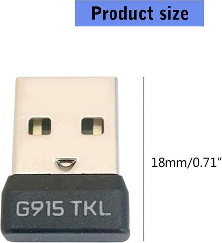 محول USB دونغل 2.4 جيجا هرتز لجهاز استقبال لوحات المفاتيح G915X G915 TKL in Kuwait