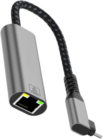 محول USB C إلى إيثرنت بزاوية 90 درجة من النوع إلى محول دونجل شبكة جيجابت إيثرنت RJ45 لشبكات USB in Kuwait