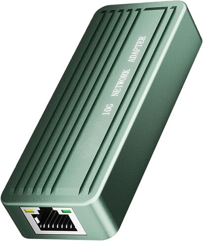 محول جيجابت إيثرنت بسرعة 10 جيجابت في الثانية USB C إلى RJ45 ألومنيوم محمول لمركز البيانات المنزلي in Kuwait