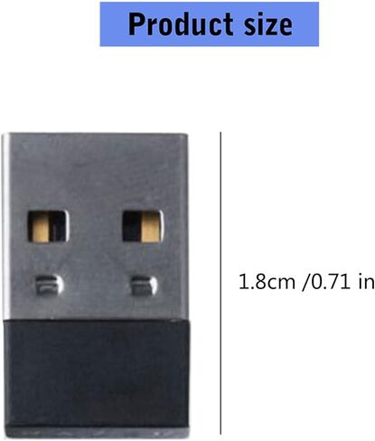 2.4GHz Replacement Receiver for Gaming Quick Pairing USB Dongle Easy Installation Original Replacement Receiver in Kuwait
