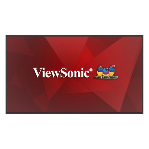 شاشة عرض تجارية ViewSonic CDE5531 مقاس 55 بوصة بدقة 4K UHD مع سطوع 500 نيت، ونسبة تباين 5000: 1، وذاكرة وصول عشوائي 8 جيجابايت، وتخزين 32 جيجابايت، ومكبرات صوت مزدوجة 16 وات، وفتحة WiFi، ومدخل HDMI، وUSB A، وUSB C in Kuwait
