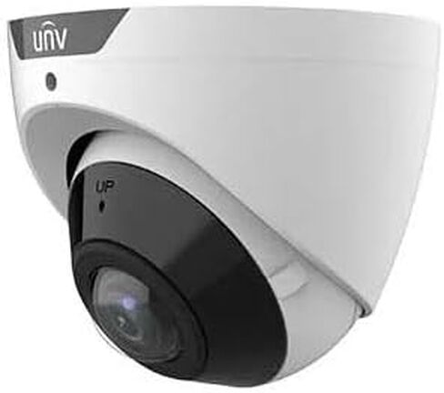 كاميرا شبكة Uniview Tech IPC3605SB-ADF16KM-I0 بدقة 5 ميجابكسل عريضة الزاوية تعمل بالأشعة تحت الحمراء، عرض 180 درجة، كشف التسلل الذكي، 20 مترًا من الأشعة تحت الحمراء، WDR، PoE، IP67، IK10 in Kuwait