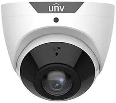 كاميرا شبكة Uniview Tech IPC3605SB-ADF16KM-I0 بدقة 5 ميجابكسل عريضة الزاوية تعمل بالأشعة تحت الحمراء، عرض 180 درجة، كشف التسلل الذكي، 20 مترًا من الأشعة تحت الحمراء، WDR، PoE، IP67، IK10 in Kuwait