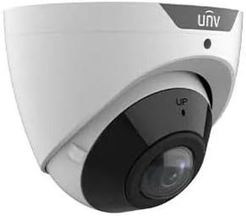 كاميرا شبكة Uniview Tech IPC3605SB-ADF16KM-I0 بدقة 5 ميجابكسل عريضة الزاوية تعمل بالأشعة تحت الحمراء، عرض 180 درجة، كشف التسلل الذكي، 20 مترًا من الأشعة تحت الحمراء، WDR، PoE، IP67، IK10 in Kuwait
