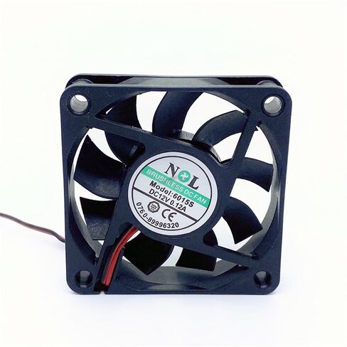 DC12V 6015 60 مللي متر 60*60*15 مللي متر مروحة التبريد محول تردد مروحة التبريد 2pin in Kuwait
