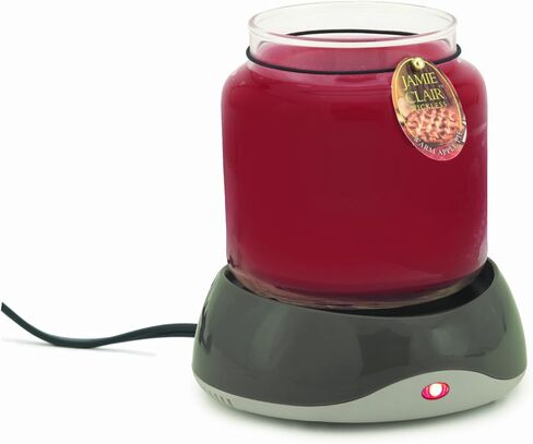 CANDLE WARMERS ETC. Auto Shutoff Candle Warmer Plate (White, Plug-in) – Modern Candle Wax Warmer with 8-Hour Timer in Saudi Arabia