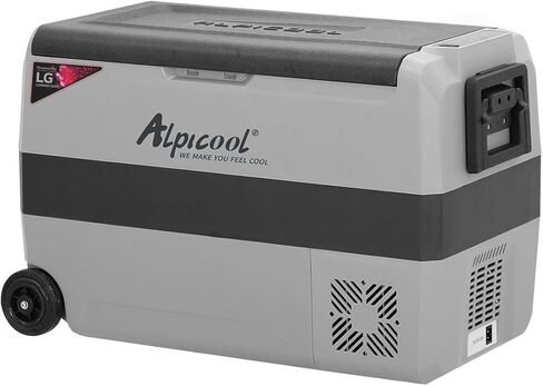 Alpicool LGT50 Dual Temperature Control 12 Volt Refrigerator 53 Quart Portable Car Fridge Freezer (-4°F~68°F) for Truck, RV, Boat, Camping and Travel in Saudi Arabia