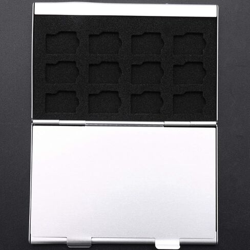 Aluminum Memory Card Case Box Holders for 24pcs TF Micro-SD Card Color Random in Kuwait