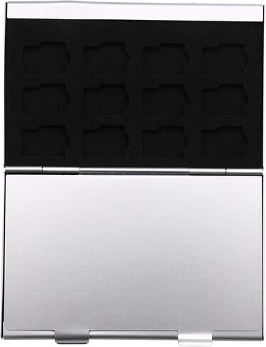 Aluminum Memory Card Case Box Holders for 24pcs TF Micro-SD Card Color Random in Kuwait