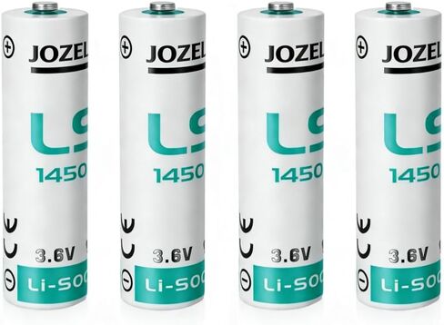 4 × LS14500 3.6V Li-SOCl2 بطاريات تستخدم لقياس الزيت الذكي، غير قابلة للشحن in Kuwait