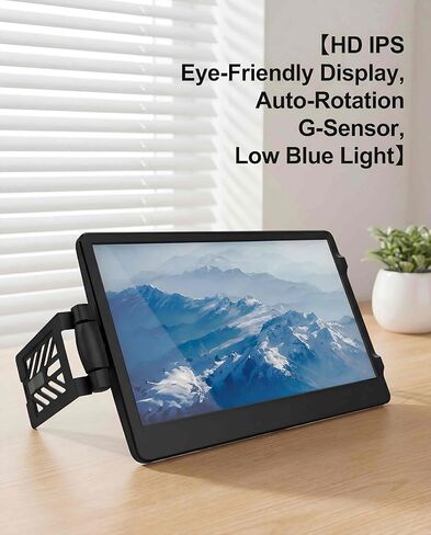 11.6" HD Laptop Screen Extender, 360° Rotation Portable Laptop Monitor Extender with Adjustable Stand, Ultra-Slim Lightweight Plug & Play IPS Display, Compatible with Windows/Mac/Chrome OS in Kuwait