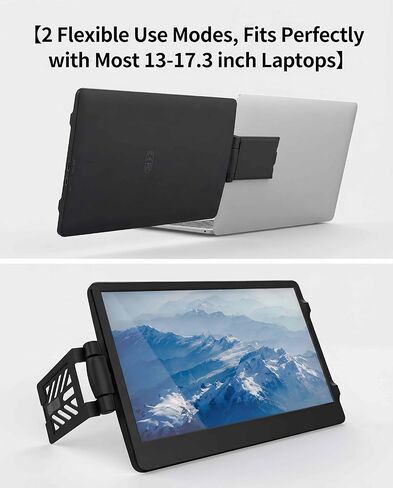 11.6" HD Laptop Screen Extender, 360° Rotation Portable Laptop Monitor Extender with Adjustable Stand, Ultra-Slim Lightweight Plug & Play IPS Display, Compatible with Windows/Mac/Chrome OS in Kuwait