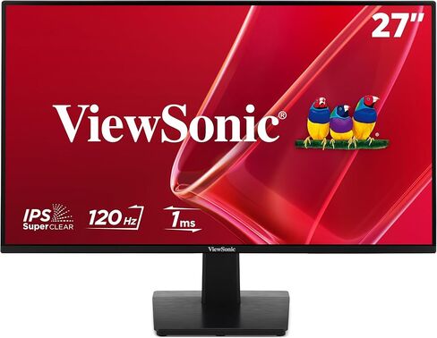 ViewSonic VA2748-MH 27 Inch Full HD 1080p IPS Monitor with 120Hz, Variable Refresh Rate, Eye Care, HDMI, and VGA Inputs for Home and Office (Renewed) in Kuwait