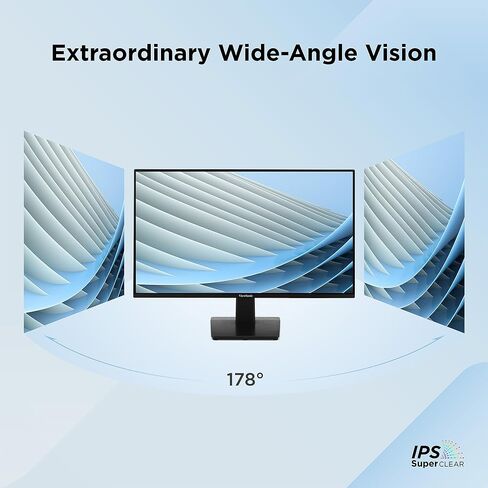 ViewSonic VA2748-MH 27 Inch Full HD 1080p IPS Monitor with 120Hz, Variable Refresh Rate, Eye Care, HDMI, and VGA Inputs for Home and Office (Renewed) in Kuwait