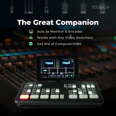 YoloLiv YoloBox Mini Ultra-Portable All-in-One Smart Live Streaming Encoder & Monitor… in Kuwait