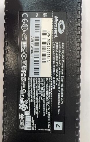 Genuine AIR-PWRINJ6 PD-9001GR PD-9001GR AT 30W 802.3at Gigabit PoE Injector Compatible with Cisco Aironet 2802 3802 Access Point 56V 0.55A 802.3at PoE+ in Kuwait