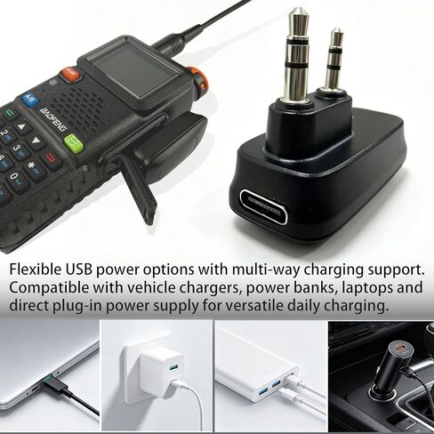 BAOFENG Programming Adapter, Wireless Radio Programmer Compatible with UV-5R, UV-5R Mini, UV-82, BF-888S, Support iOS & Android App, No PC Driver Required for Fast Frequency Setup in Kuwait