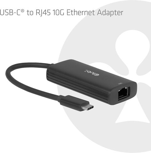 محول Club 3D CAC-2531 USB‑C® إلى RJ45 10G Ethernet M/F in Kuwait