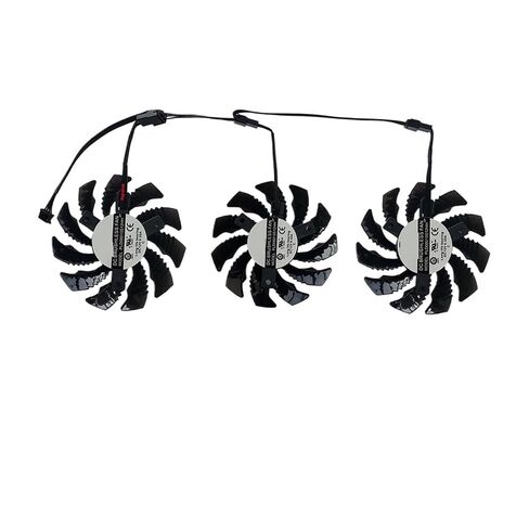 مروحة بطاقات فيديو GPU، GA81S2U، PLD08010S12HH، 3 قطع/مجموعة، لـ 3060 Ti 3060Ti Gaming OC، لـ 3060 Gaming OC(2 قابس طاقة GA81S2) in Kuwait