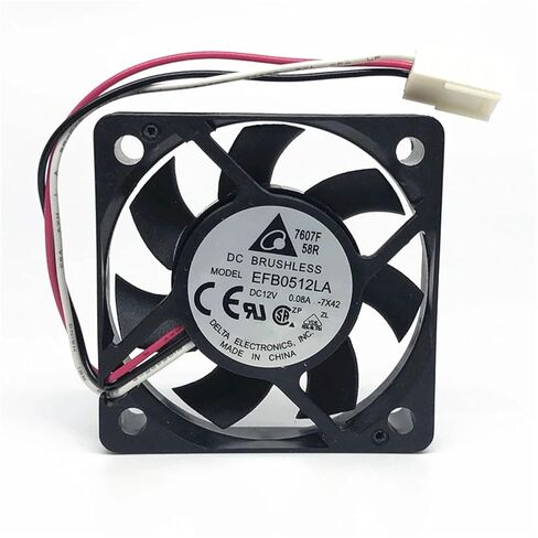 2pcs EFB0512LA 5010 50MM 50 * 50 * 10MM Fan for Graphics Card Bridge chip Cooling Fan 12V 0.08A with 3pin in Kuwait