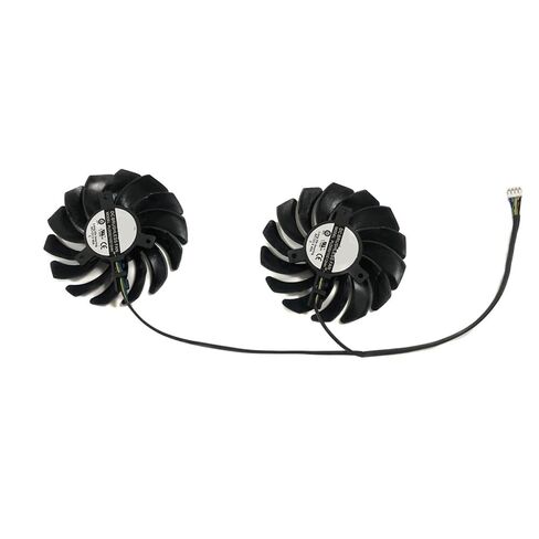مجموعة واحدة، PLD09210S12HH، مبرد وحدة معالجة الرسومات، مروحة بطاقة الرسومات، لـ RX6600 XT Mech 2X OC، 1050 Ti Gaming X، 2070، تبريد الفيديو in Kuwait