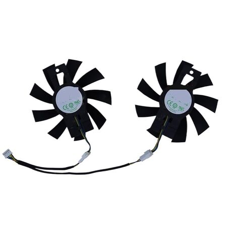 مروحة تبريد بطاقة الرسومات VGA لـ 51RISC RX6700 10 جيجابايت، لـ 51RISC RX 5600XT RX5600XT 6G GDDR6، 2 قطعة/المجموعة، GA92S2U in Kuwait