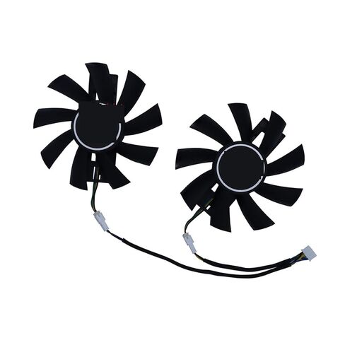 مروحة تبريد بطاقة الرسومات VGA لـ 51RISC RX6700 10 جيجابايت، لـ 51RISC RX 5600XT RX5600XT 6G GDDR6، 2 قطعة/المجموعة، GA92S2U in Kuwait