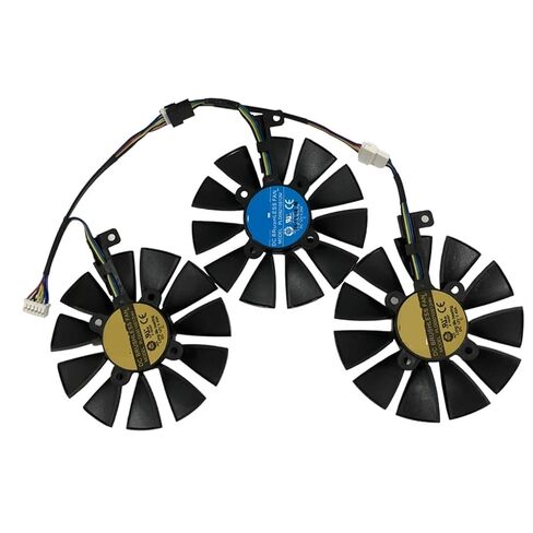3 قطع/مجموعة، PLD09210S12HH، مبرد الفيديو، مروحة الرسومات، لـ R9 390X 390 RX480 RX580 1080 1070 980Ti، تبريد بطاقات الفيديو in Kuwait