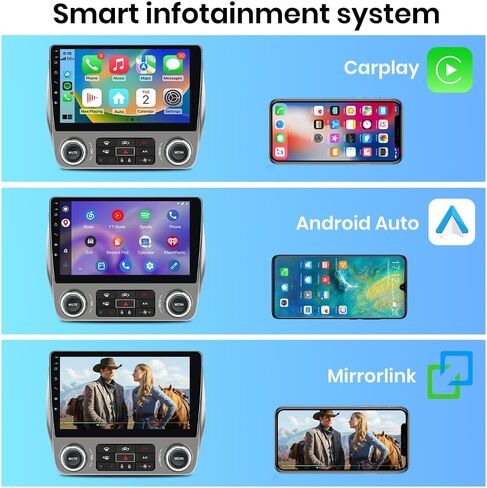 Car Radio for Chevrolet Chevy Camaro 2010-2015, 9" Touch Screen Android 13 Stereo Support WiFi Bluetooth GPS BT DSP SWC Wireless CarPlay Android Auto Reverse with HD Camera 2GB+64GB in Kuwait