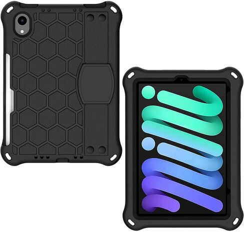 صحارى - حافظة سلسلة DualShock لجهاز iPad mini (A17 Pro) وiPad mini (الجيل السادس 2021)، أسود، (TB00053) in Kuwait