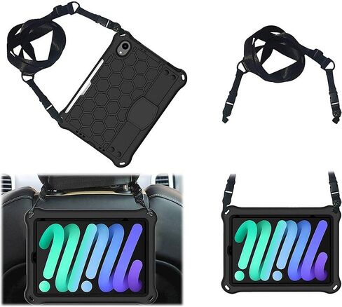 صحارى - حافظة سلسلة DualShock لجهاز iPad mini (A17 Pro) وiPad mini (الجيل السادس 2021)، أسود، (TB00053) in Kuwait